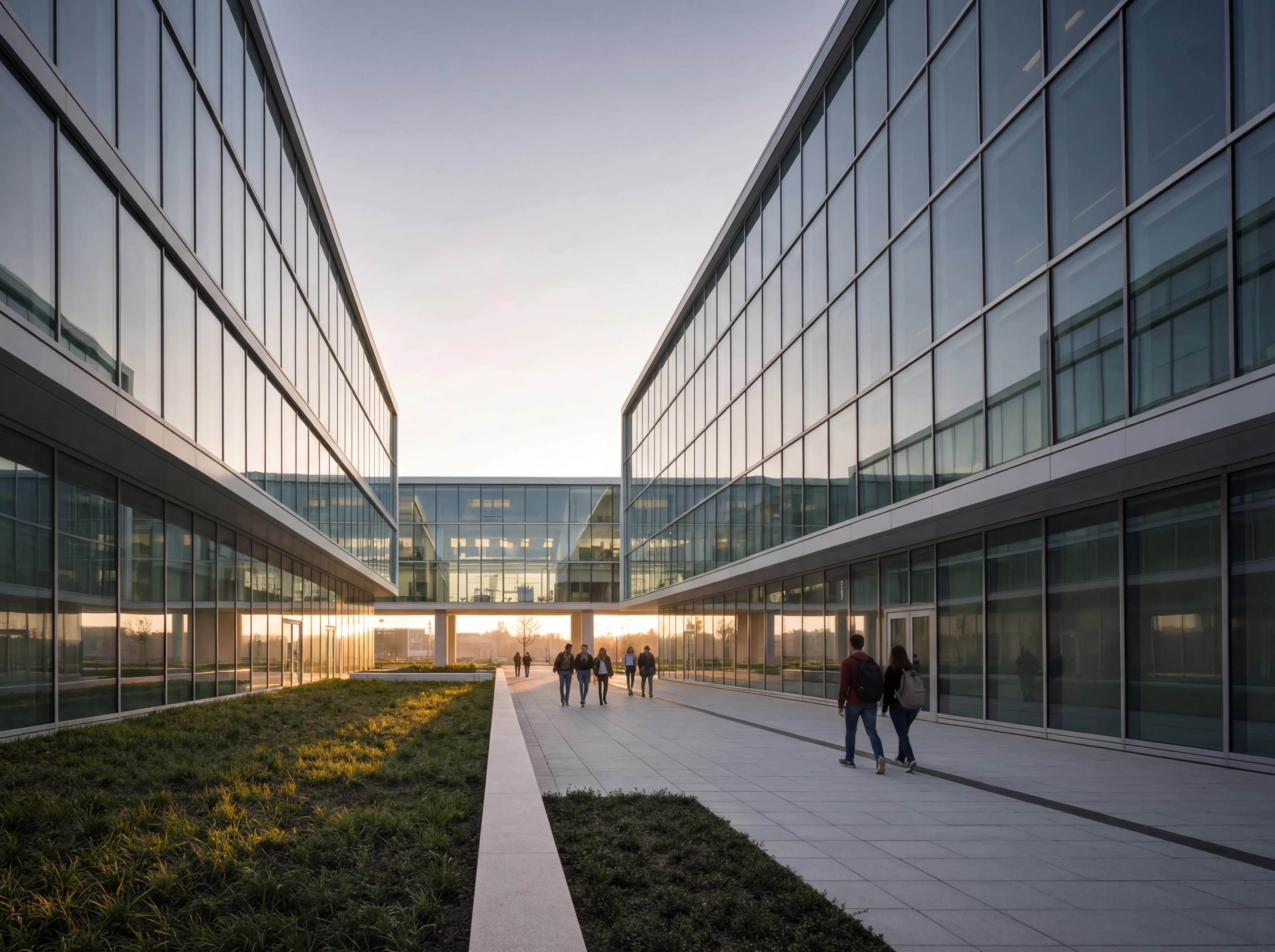 现代科技园区黄金时刻